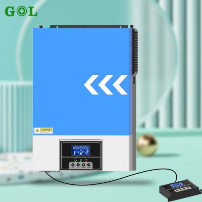 China Home Solar Power System 3.5kw 5.5kw Dismountable Display Off Grid Tie Inverter 24v 48v PV Inverter Mppt Hybrid Controller Solar Inverter for sale