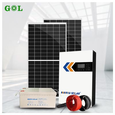 China Home 5kw 8kw 10kw Off Grid On Grid Solar Panel System PV System Complete Solar Power System For Home for sale