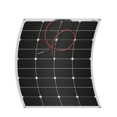 China sunpower 60w 18v 156.75mmx156.75mm flexible solar panels for sale