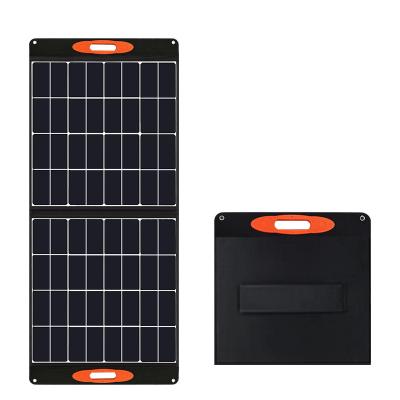 China Sunpower 200w 18v 161x161mm Outdoor Portable Folding Solar Panels for sale