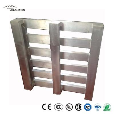 China Paleta de perfiles de aluminio para la empresa de mariscos almacenamiento en frío paleta de aluminio de acero global vendido en venta