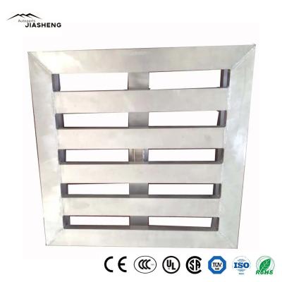 China Almacén de entrada de 4 vías Pallets de cara única / doble pallet de cara Metal en venta