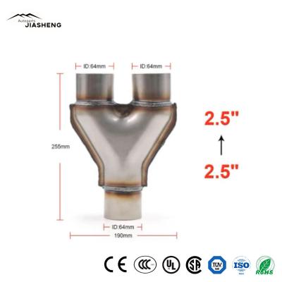 China                  Y-Shaped Three-Way Exhaust Pipe Car Accessories Department Euro 1 Catalyst Carrier Auto Catalytic Converter              for sale