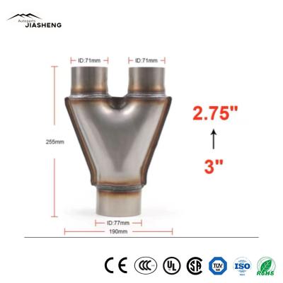 China                  Y-Shaped Three-Way Exhaust Pipe China Factory Exhaust Auto Catalytic Converter              for sale