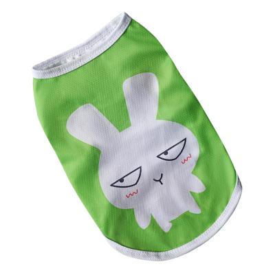 China Wholesale Stocked Pet Cartoon Printed Breathable Mesh and Summer Pet Vest Dog Wear Spring Vest for sale