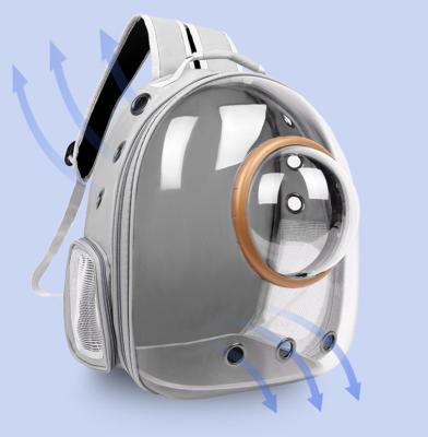 China Transparent Capsule Viable Bubble Space Backpack Carrier Pet Backpack For Cats And Puppies for sale