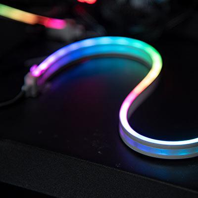 China Residential Digital RGB Led Strip PC Gaming Neon Lights DC5V ARGB for sale