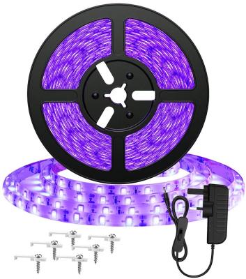 China Theme Park 260-280nm LED 12/24V LED Strip Light 260-280nm Ultraviolet UV-C UV LED Strip 3535 UV Strip for sale