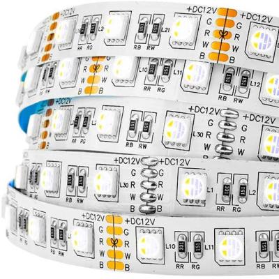 China Hotel UL Listed Flexible LED Strip 5050 DC12V 60LEDs/m LED Light RGBW 5050 LED Strip 300LEDs for sale