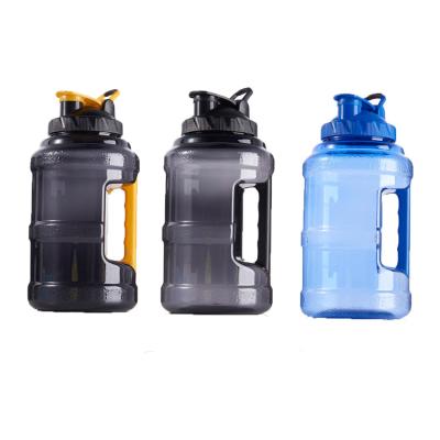 China Viable Water Jug 2.5 L Odorless Reusable Wide Mouth Kettle Gym Fitness Outdoor Large Water Bottle Plastic Leak Stop for sale