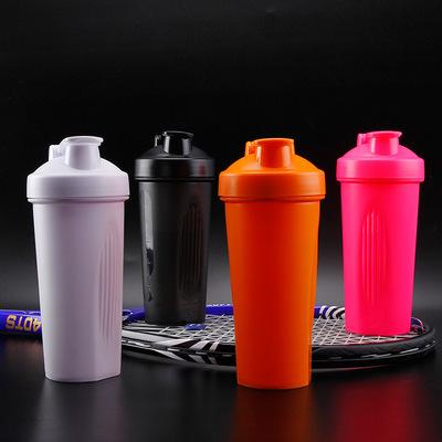 China New Fitness 600ML Small Whey Water Bottle Space Plastic Viable Extreme Gym Nutrition Mixer Mug Protein Powder Sports Shaker Bottle for sale