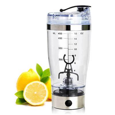 China Portable Viable 450ML Rechargeable Electric Mixing Cup Water Shaker Bottle Mixer Kettle Shaker Cup Protein Powder USB Cup for sale