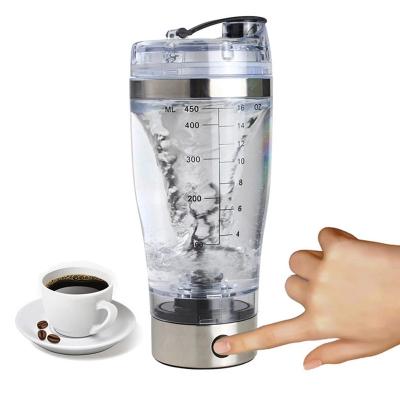 China Viable Electric Blender Viable Kettle USB Rechargeable Water Bottle 450ML Gym Protein Shaker Bottle Portable Blender New for sale