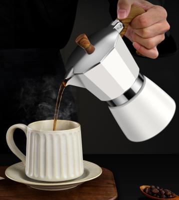 China WITH LID American coffee maker heat resistant filter pot distillation hand brew coffee pot portable extract coffee filter cup mocha pot for sale