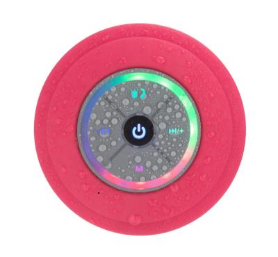 China Hot Selling Waterproof Mini Portable Outdoor LED Subwoofer Shower Blutooth Waterproof Wireless Speaker with TF/FM/AUX for sale