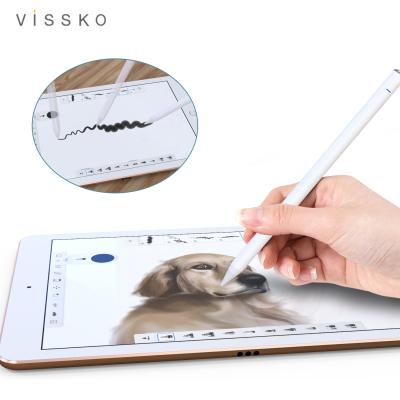 China Apple iPad 2018 Active Tablet Vissko Stylus Touch Pen Drawing Capacitance Pencil For Magnetic Charging for sale