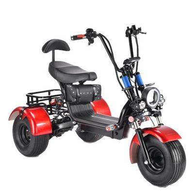 China Smarda unisex citycoco 3 wheel golf cross country electric scooter with fat seat tire tricycle adult for sale