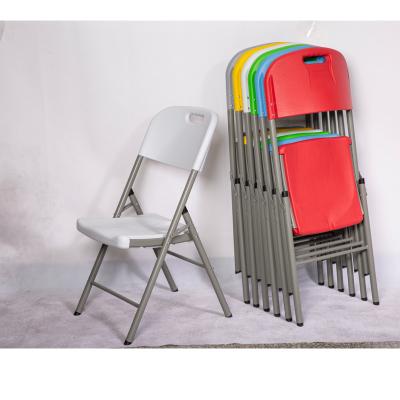 China Easy Transport / Small Storage Space Cheap Plastic Folding Chairs For Sale for sale