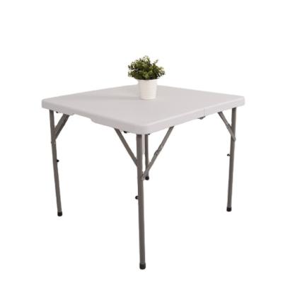 China Easy transportation / small storage space good quality 4 foot plastic folding rectangular table for sale