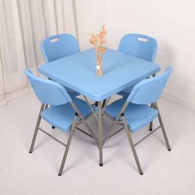 China Mini Square Table Plastic Folding Modern Outdoor Cheap Small Table for sale