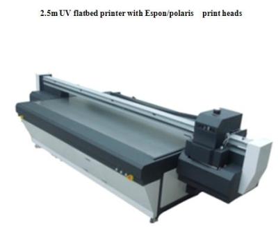 China 2.5m UV flatbed printer for sale