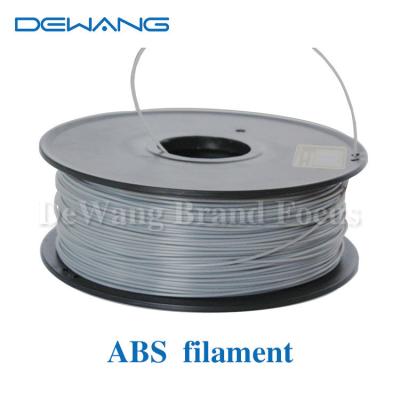 China 3D Printer 3.0mm ABS Filament 1kg/2.2lb for RepRap,Makerbot, Ultimaker, Mendel Gray for sale