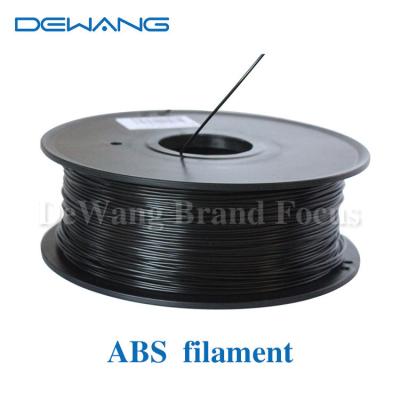 Chine Noircissez le filament 1kg/2.2lb d'ABS de 3.0mm pour RepRap, Makerbot, imprimante d'Ultimaker 3D à vendre