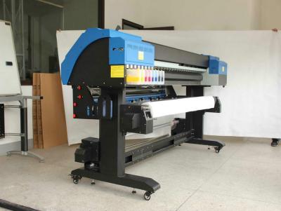 China Soft 3.2M Large Format Eco Solvent Printer With Tension Feeder System and sensor for sale