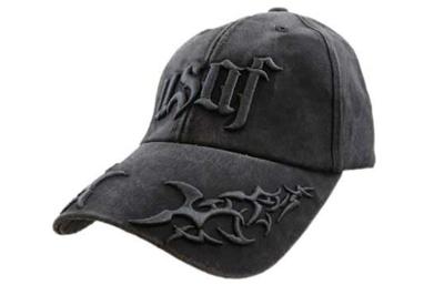 China COMMON charcoal denim baseball cap breath embroidery baseball cap desert baseball cap for sale