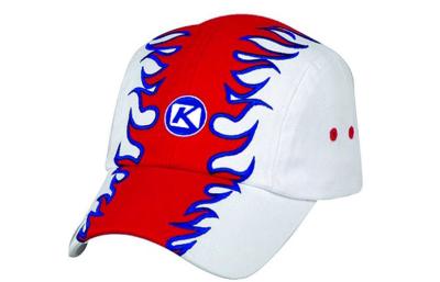 China JOINT Flame Racing Baseball Cap Embroidered Custom Cheap Baseball Cap Hat for sale