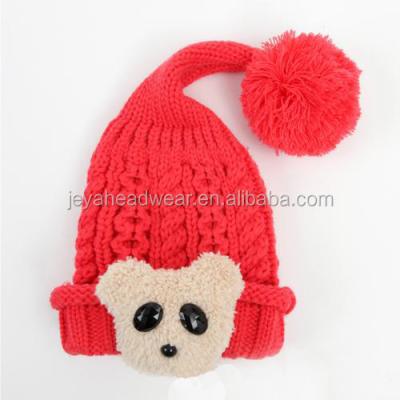 China COMMON Knitted Baby Christmas Hat Baby Animal Knitted Hat for sale