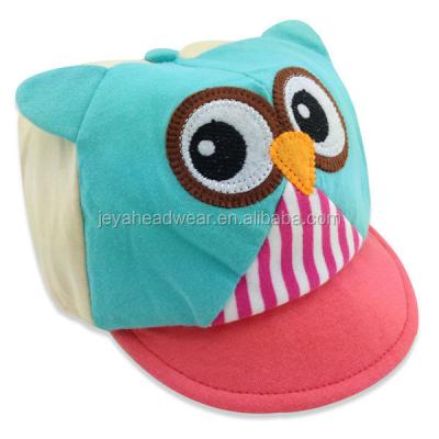 China COMMON Knitted Cotton Baby Baseball Cap Kids Animal Baseball Cap for sale