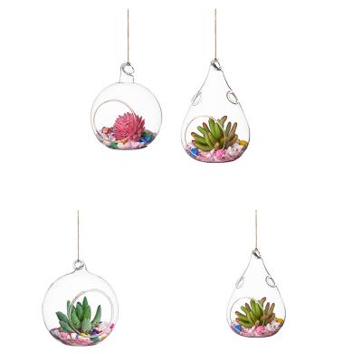 China Decorative Japan Clear Glass Balls Hanging Mini Greenhouse Glass Globe for sale