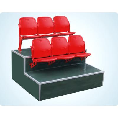 China Plastic Retractable Bleacher Seating JY-4351 Contemporary opitional color PE material zu verkaufen