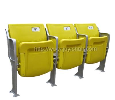 China BLM-4151 outdoor Foldable Stadium Seats plastic optional color metal armrest for sale