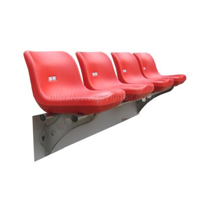 China 380*390mm HDPE plastic Fixed Stadium Seating half back  BLM-1808 Te koop