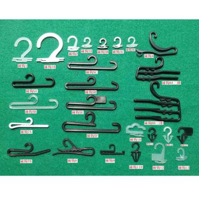 China Eco-friendly Hook Supermarket Strong Stocked Plastic Sock Display Clips Hanger Hooks For Socks Scarves for sale