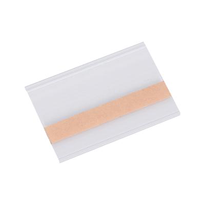 China Eco - Friendly Clear Plastic Label Holders Strip Data Strips Show Shelf Label Holder Price Tag for sale