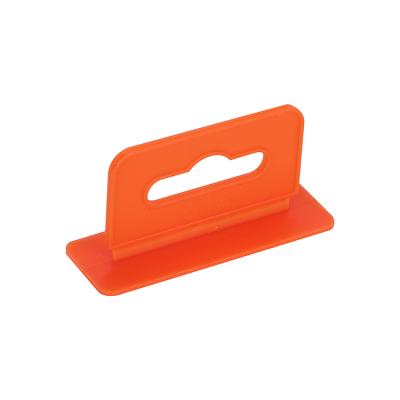 China Eco - Friendly Top Selling Red Open Euro Hooks Plastic Euro Hanger Hook For Display Packaging Box for sale