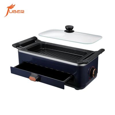 China Easily Cleaned Electric BBQ Grill Machine 1000w BBQ Grill Customized Indoor Home Electric BBQ Grills for sale