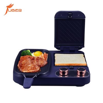 China New Product Outdoor Explosion Multifunctional Household Breakfast Station Oven ALL IN ONE Breakfast Sandwich Maker for sale