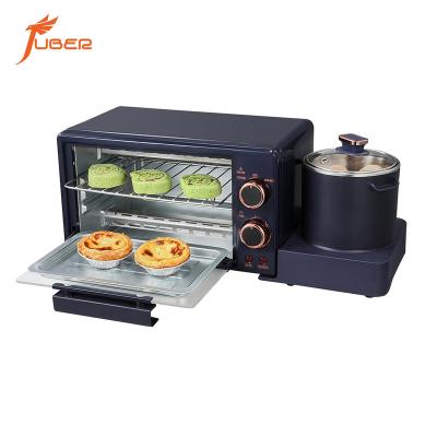 China Factory direct sale 9L capacity outdoor all-in-one toaster oven multifunctional breakfast maker for household for sale