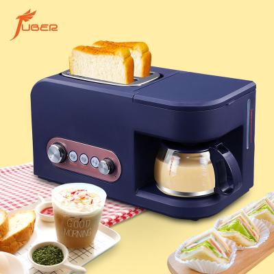 China Wholesale Multifunctional Cheap Outdoor Toaster Maker 4 Cup Coffee Maker 2 in 1 Breakfast Sandwich Maker for Kitchen for sale