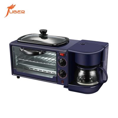 China Outdoor New Product Coffee Maker Toast Fried Eggs Breakfast Machine 3 In 1 Breakfast Sandwich Maker for sale