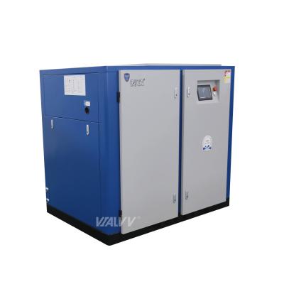 China LCD Display 55kw 75HP Oil Free Screw Air Compressor 10 Bar Small Low Noise Oil Free AC Oil Free 75hp Electric Silent Air-Compressor for sale