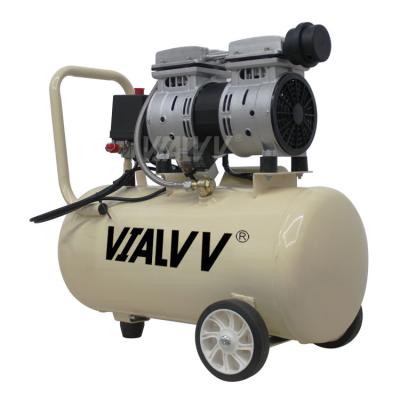 China 2hpaircompressor APCOM EX1500-50 1.5kw 2HP silent low noise oil free air compressor with 50L air tank for sale