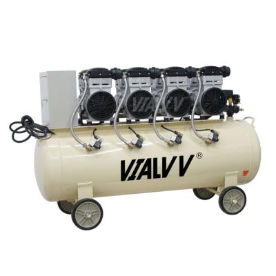 China APCOM EX1100*4-160 4.4kw low noise oil free oil free air compressor with 160L air tank for sale