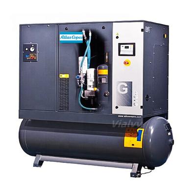 China Oill De l'Aire Atlas 15hp Copco 10hp 15 Hp Air-Compressors Freestanding Industrial Compressor 10 Atlas 15hp 10hp Copco Screw Air Compressors for sale