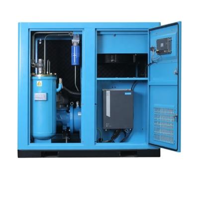 China Oilless Niose 30hp Industrial Low Screw Electric Air Compressor Price 22 Kw 30 Hp Mobile Air Compressor for sale