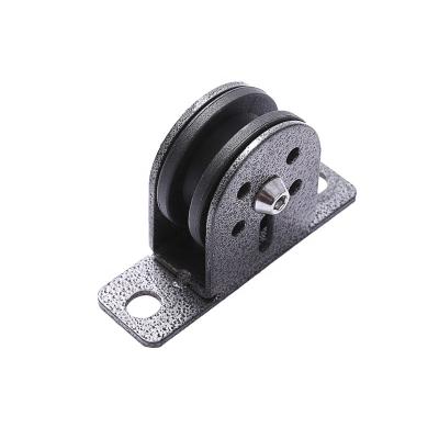 China Fairlead Silent Fixed Wheel Home Pulley Exercise Steel Wheel Fixed Supporting Pulley Block Gym Home Exercise Accessories for sale